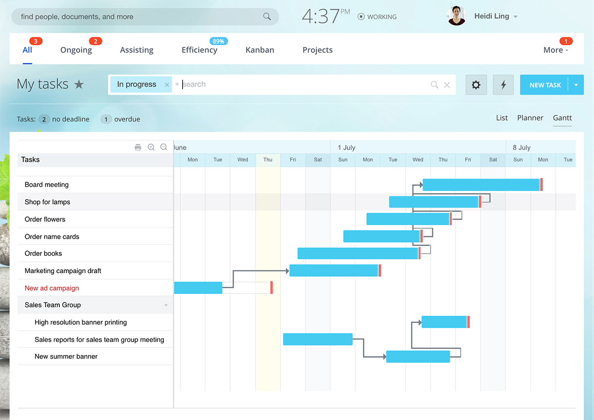 Bitrix 24 CRM with task and project management